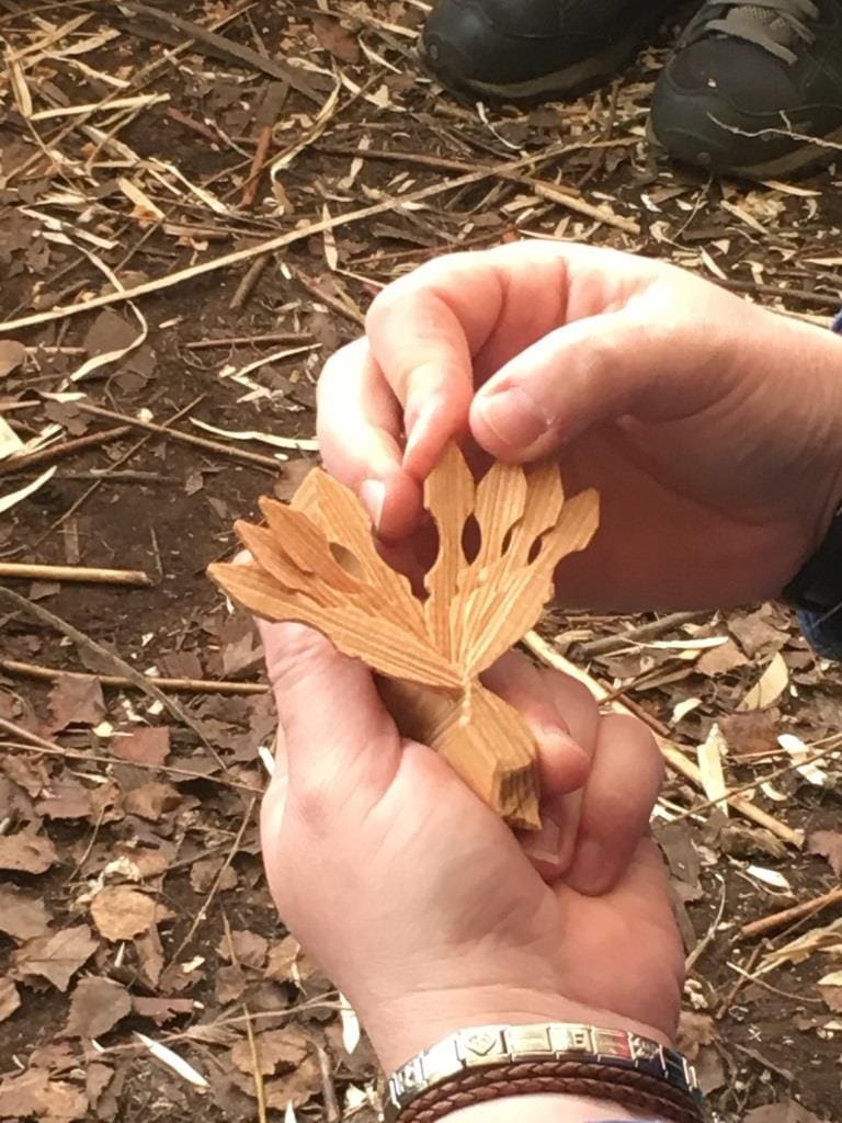 Fan bird carving - Image 2
