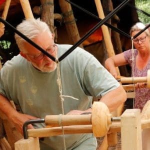 Bowl Turning pole lathe