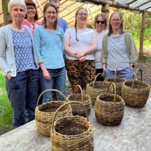 Berry Basket one day willow weaving