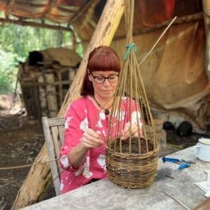 Berry Basket one day willow weaving