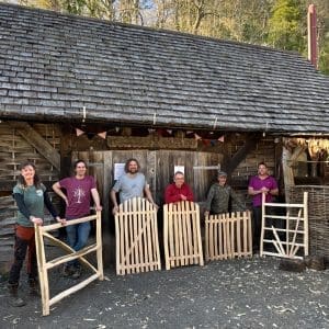 Gate making - Sweet Chestnut